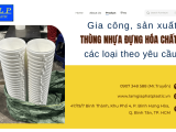 Nhận gia công sản xuất thùng nhựa đựng hóa chất các loại