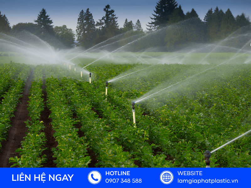 Bộ béc phun nước nông nghiệp đúc bằng nhựa kỹ thuật PA POM giá sỉ tại Lâm Lâm Phát