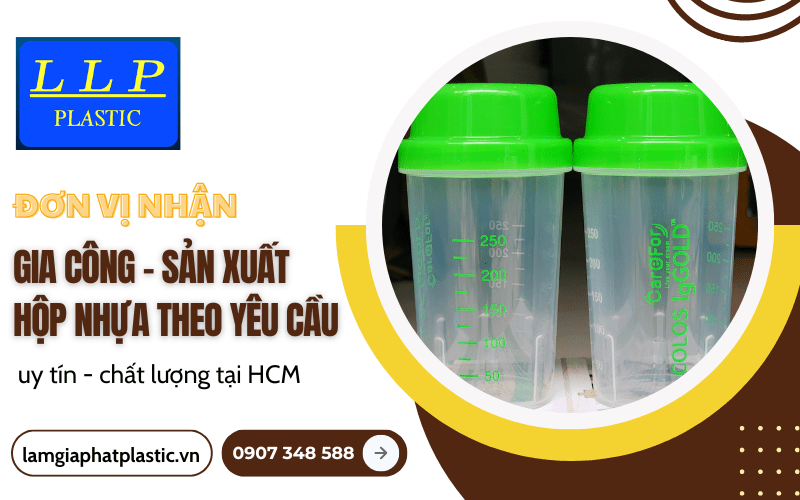 Gia công, sản xuất hộp nhựa theo yêu cầu