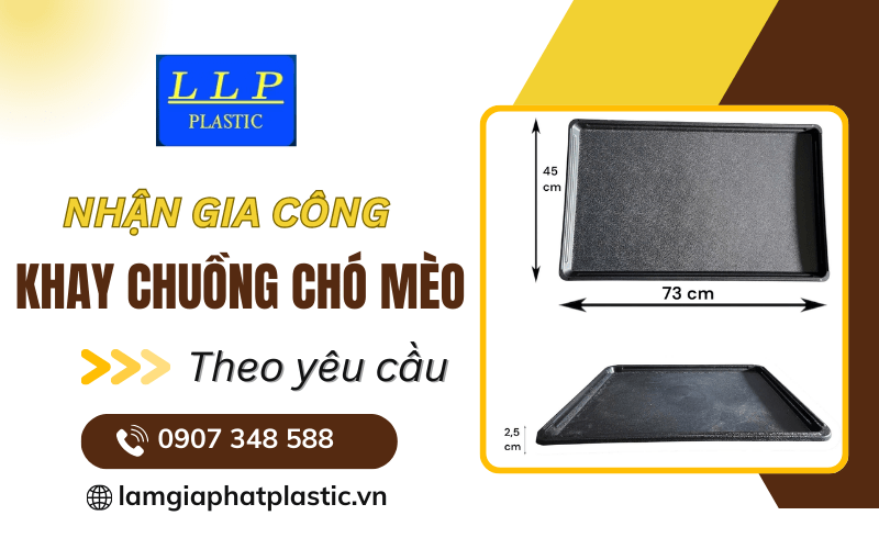 Gia công khay chuồng chó mèo theo yêu cầu