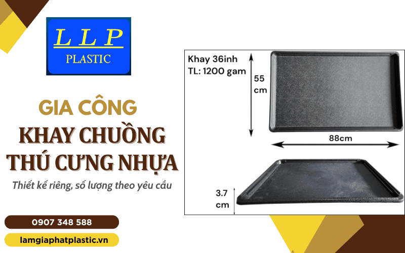 khay chuồng thú cưng nhựa