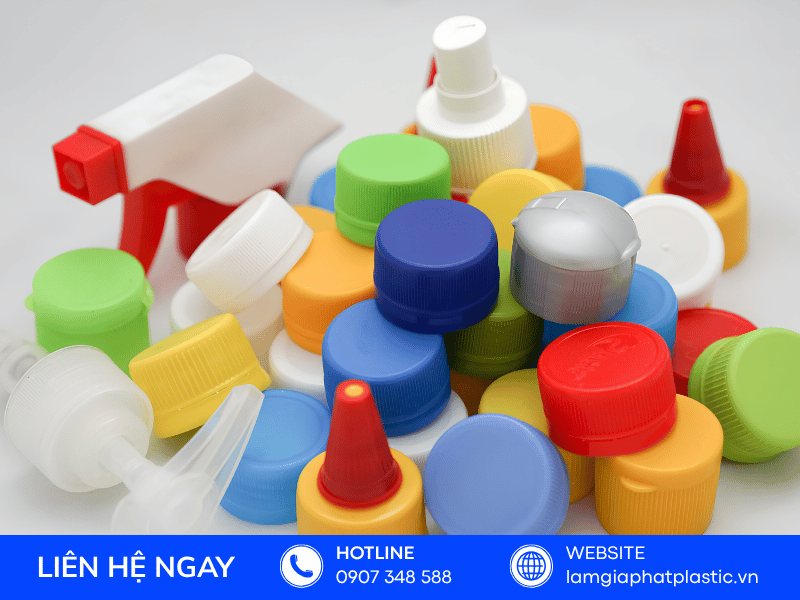 Gia công nắp chai nhựa cho đa dạng ngành hàng tại Lâm Lâm Phát Plastic