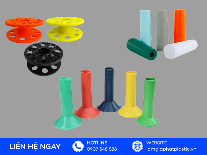 Gia công ống chỉ nhựa số lượng lớn giá gốc tận xưởng cho nhà máy dệt may